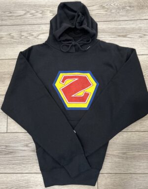 DLZ HOODIE -BLACK ZORBAZ ICON
