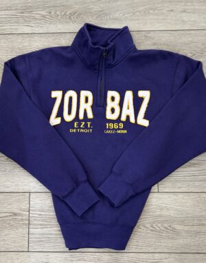 DLZ 1/4 ZIP PURPLE