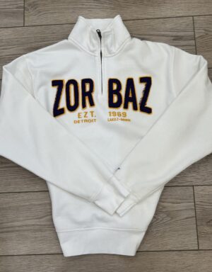 DLZ 1/4 ZIP WHITE