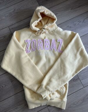DLZ HOODIE -BUTTER REZPONDING FONT